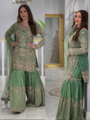 Heavy Faux Georgette Party Salwar