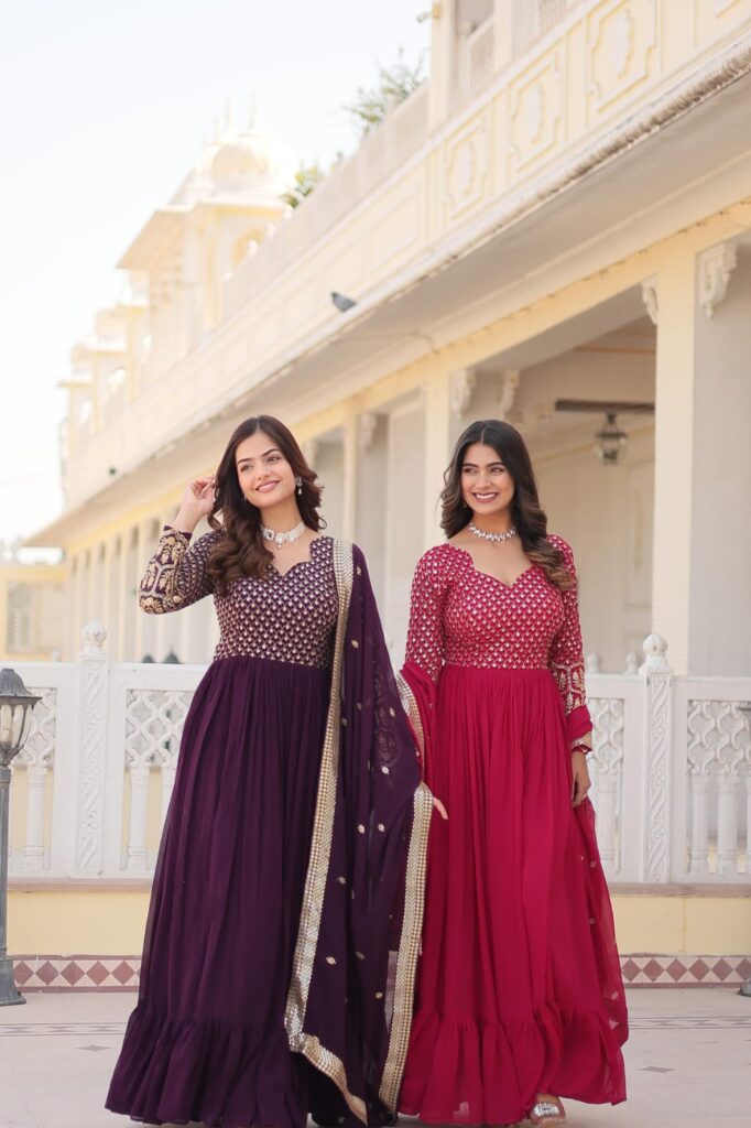 Faux Blooming gown with Sequins-Multi Embroidered Work WhatsApp Image 2024 06 03 at 8.52.14 AM 1