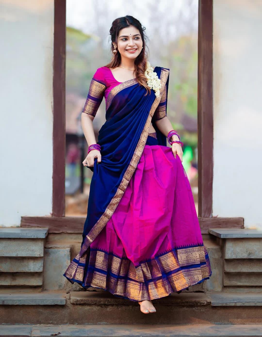 Fully stitched davani set (Half saree ) WhatsApp Image 2024 06 13 at 8.19.30 PM 1